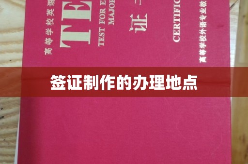 西畴签证制作的办理地点
