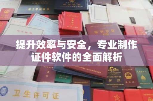 西畴提升效率与安全，专业制作证件软件的全面解析