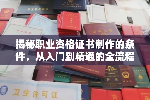 西畴揭秘职业资格证书制作的条件，从入门到精通的全流程解析