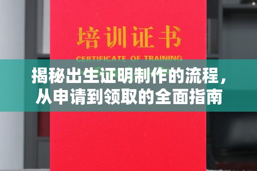 西畴揭秘出生证明制作的流程，从申请到领取的全面指南