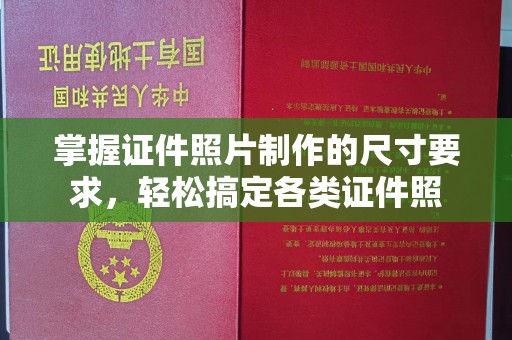 西畴掌握证件照片制作的尺寸要求，轻松搞定各类证件照