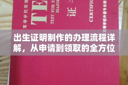 西畴出生证明制作的办理流程详解，从申请到领取的全方位指南